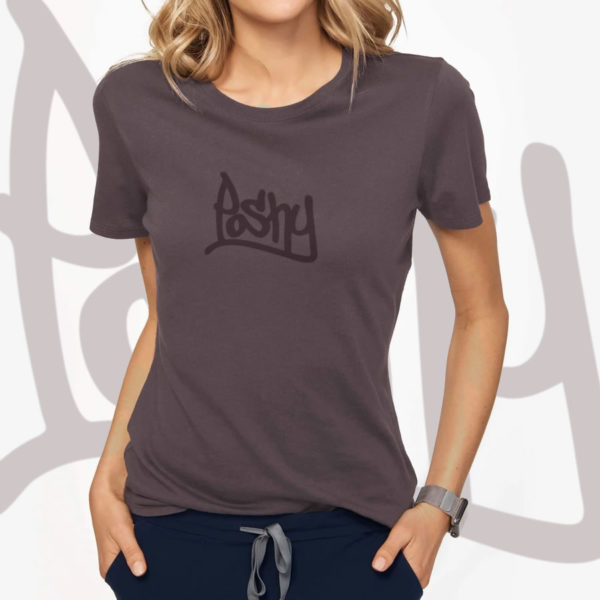 Womens Poshy Soft Lavender Signature Tee - WST001